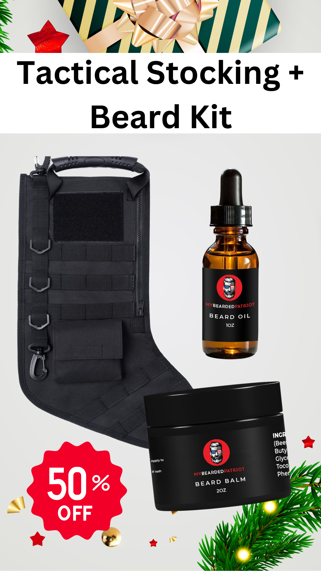 Tackle Stocking + Beard Kit Bundle